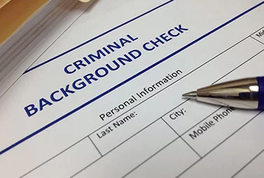 BACKGROUND CHECK & CRIMINAL HISTORY